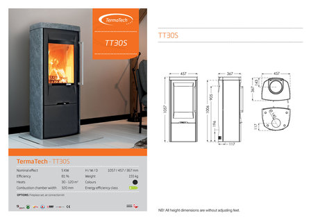 Technische specificatie TT30S