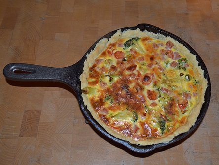 Skillet met Quiche