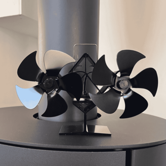 Houtkachel ventilator