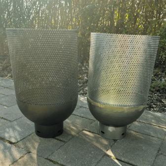 Zwart en Cortenstaal