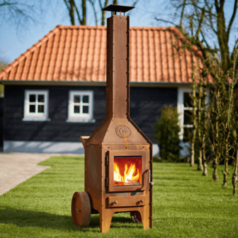 Verrijdbare terraskachel