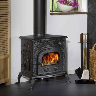 Eros l gietijzeren houtkachel Globe Fire