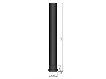 ophouden Abnormaal verkoper 1 Meter Kachelpijp TT Ø 100 mm - dekachelerij