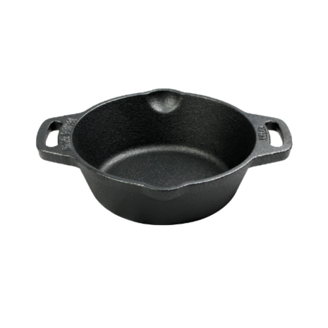 Incident, evenement idioom handboeien Gietijzeren Pan / Skillet 15cm - dekachelerij