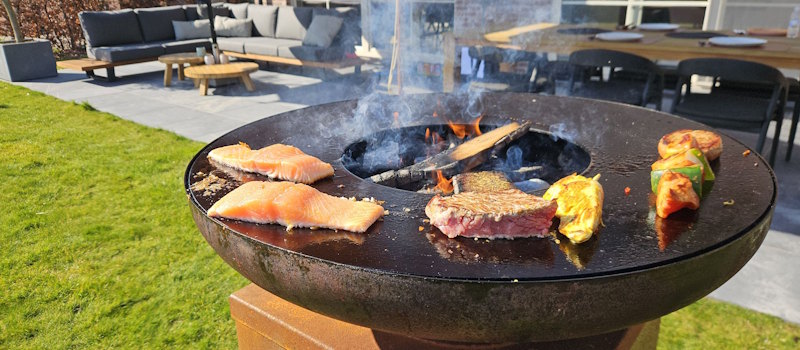 Een Plancha barbecue is duurzaam en veilig om mee te werken.