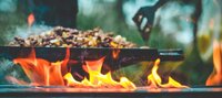 Buiten koken op vuur Buiten koken op vuur