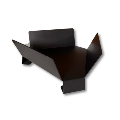 Houtopslag /  Houtmand Modern Driehoek Zwart