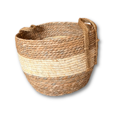 Houtmand Gevlochten Jute