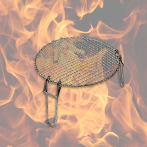 Grillrooster en pannenverhoger RVS