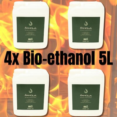 Bio-ethanol 4x 5L (20L)