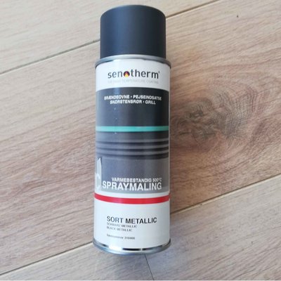 Senotherm Hittebestendige Lak Zwart Metallic 400ml